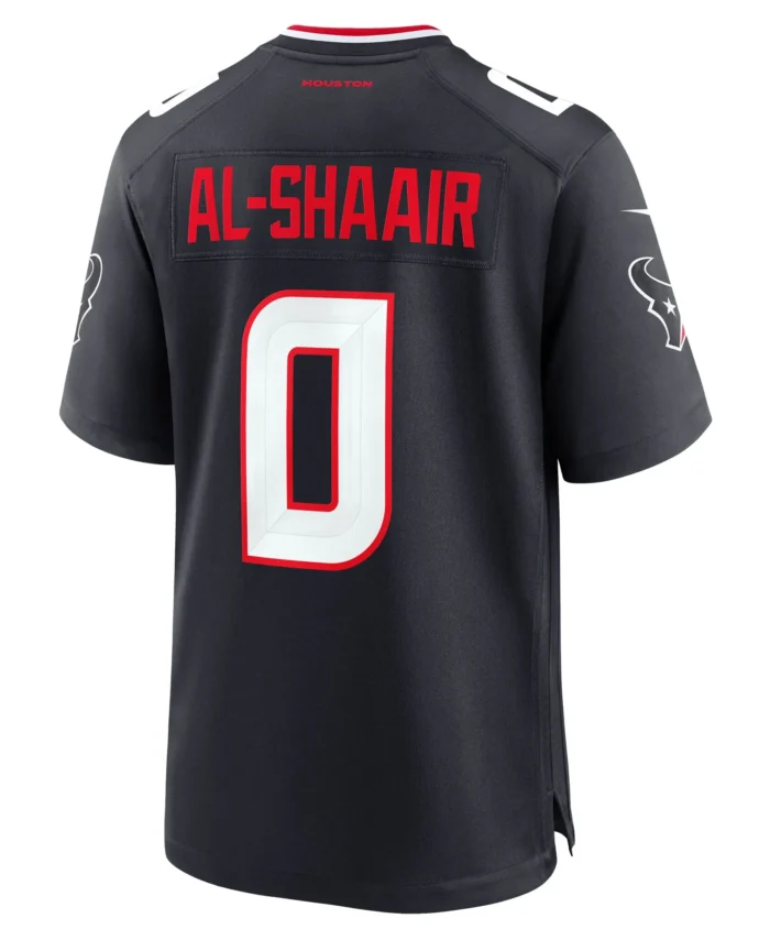 Azeez Al-Shaair Houston Texans Team Game Jersey -  Navy