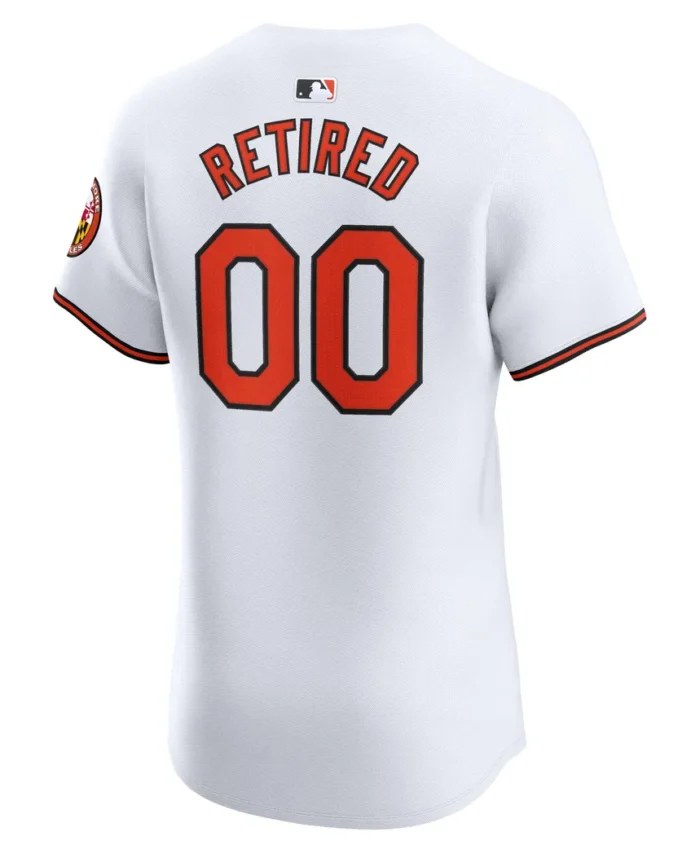 Baltimore Orioles Home Elite Pick-A-Player Retired Roster Jersey - White