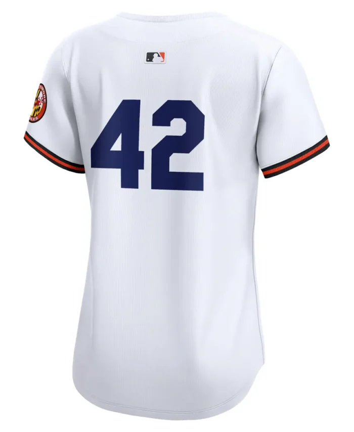 Baltimore Orioles Women 2024 Jackie Robinson Day Home Limited Jersey- White