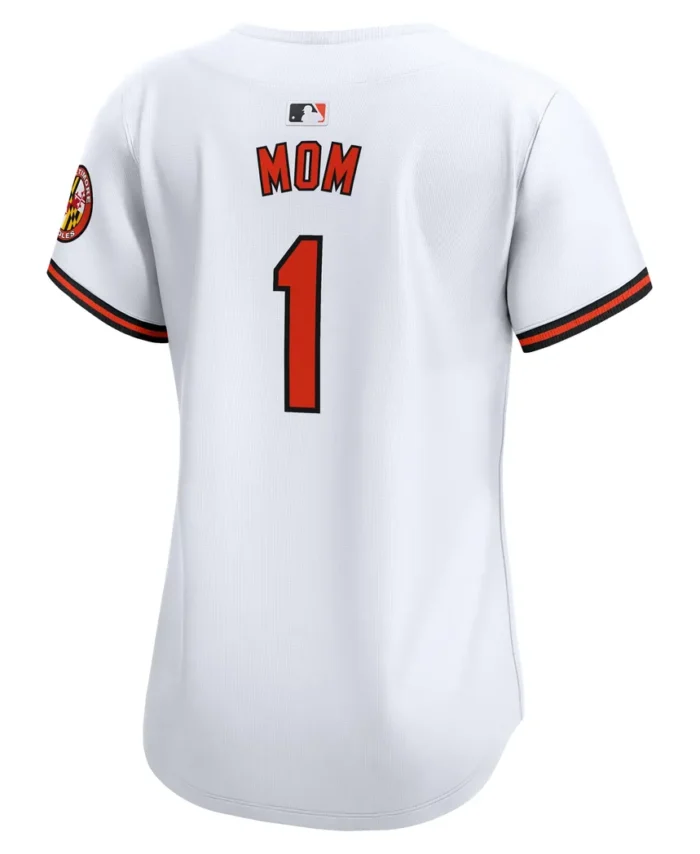 Baltimore Orioles Women Mom Home Limited Jersey - White