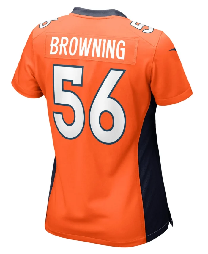 Baron Browning Denver Broncos Women's Game Jersey - Orange