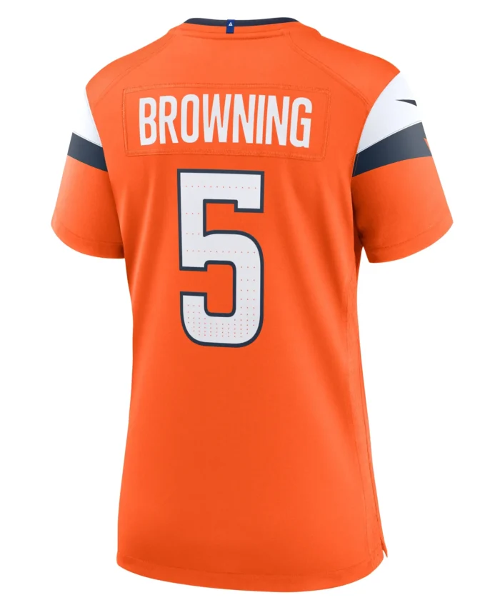 Baron Browning Denver Broncos Women's Team Game Jersey -  Orange