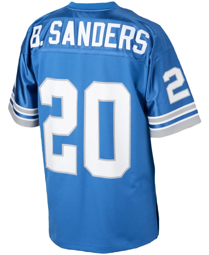 Barry Sanders Detroit Lions 1993 Mitchell & Ness Authentic Throwback Retired Player Jersey - Blue