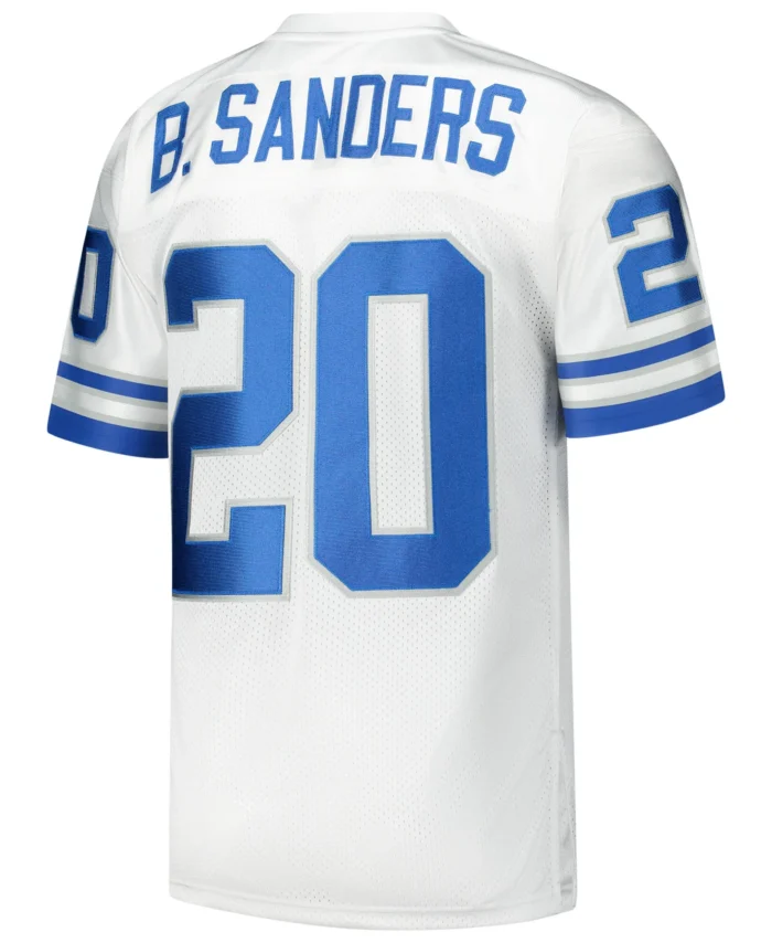 Barry Sanders Detroit Lions 1994 Mitchell & Ness Authentic Throwback Retired Player Jersey - White