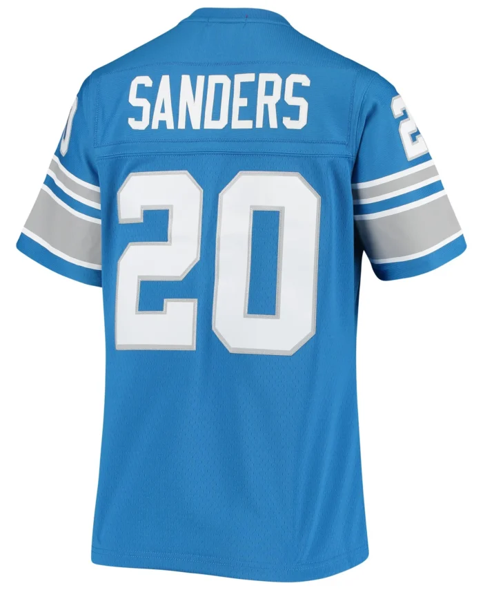 Barry Sanders Detroit Lions Mitchell & Ness Women's 1996 Legacy Replica Jersey - Blue