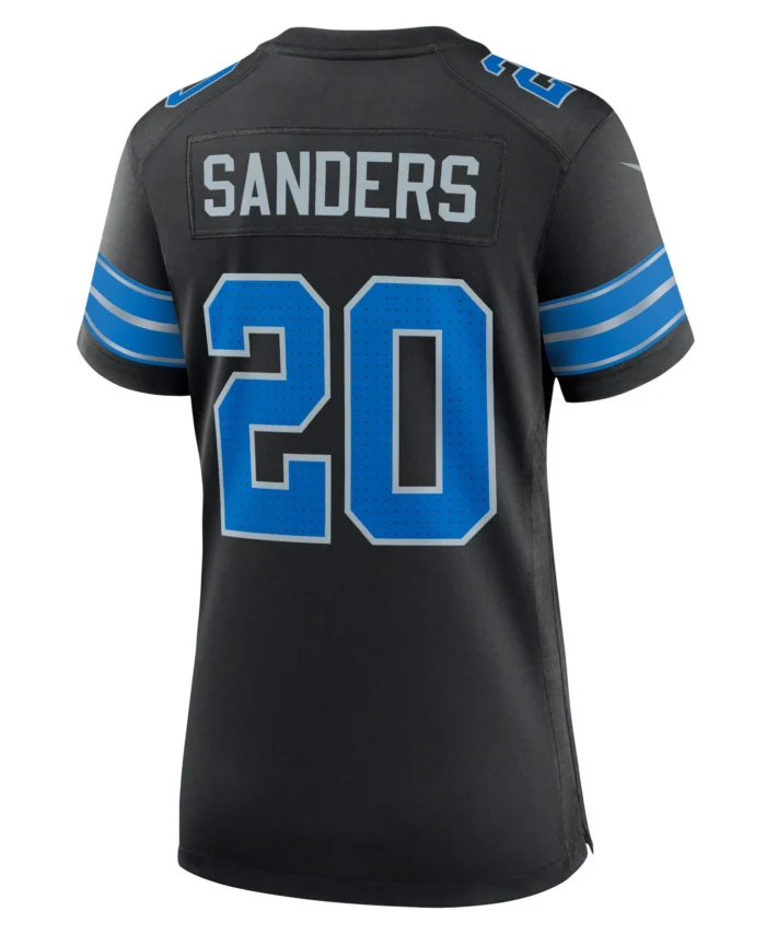 Barry Sanders Detroit Lions Women's 2nd Alternate Retired Player Game Jersey - Black
