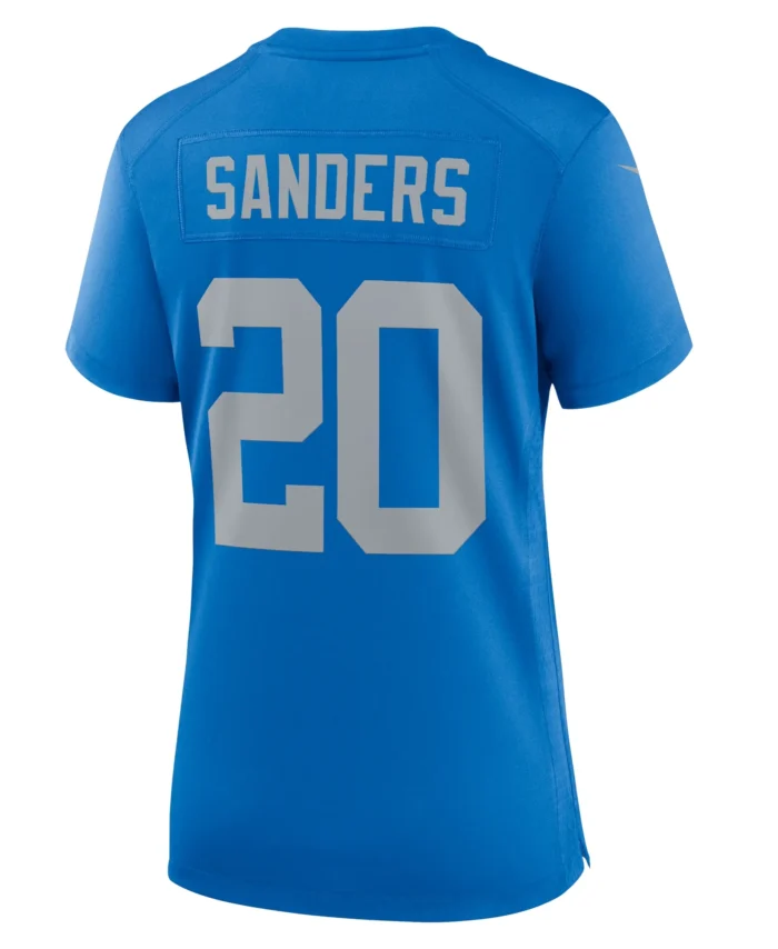 Barry Sanders Detroit Lions Women's Alternate Game Jersey - Blue