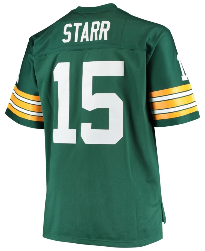 Bart Starr Green Bay Packers Mitchell & Ness Big & Tall 1968 Retired Player Replica Jersey - Green
