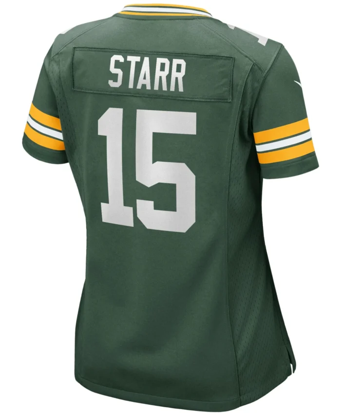 Bart Starr Green Bay Packers Women's Game Retired Player Jersey - Green
