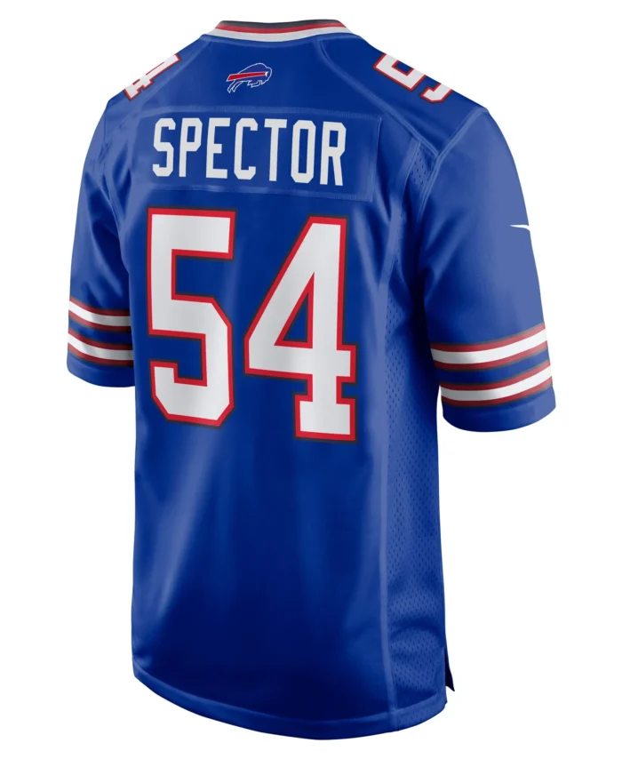Baylon Spector Buffalo Bills Game Jersey - Royal