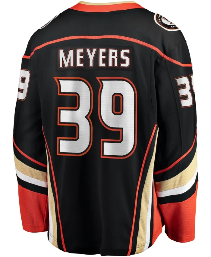 Ben Meyers Anaheim Ducks Fanatics Home Premier Breakaway Player Jersey - Black