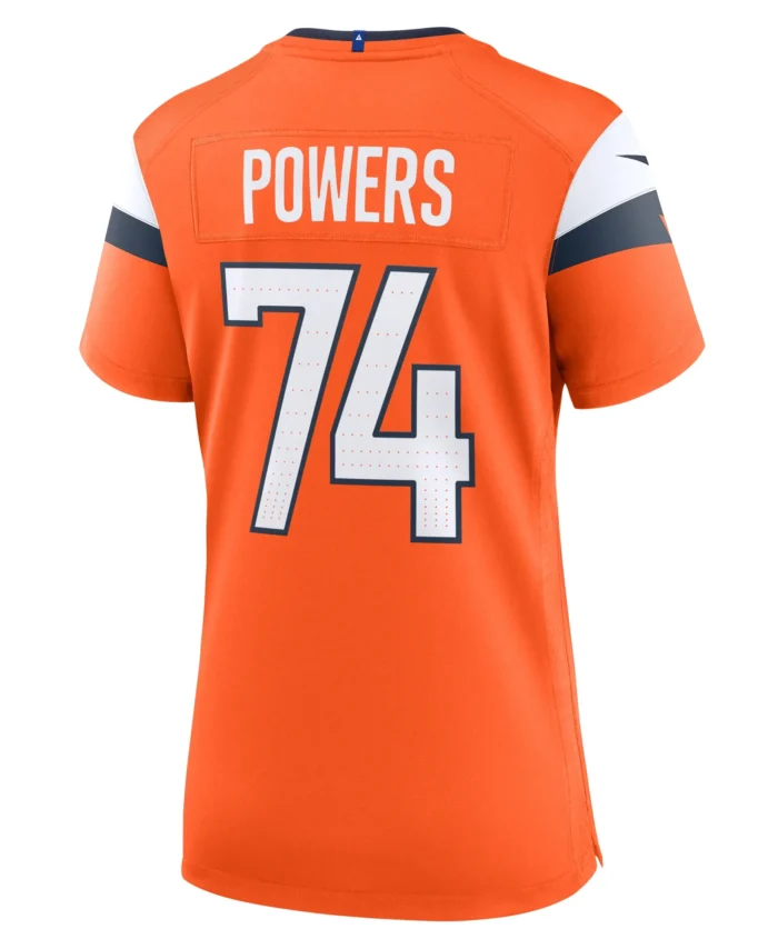 Ben Powers Denver Broncos Women's Team Game Jersey -  Orange