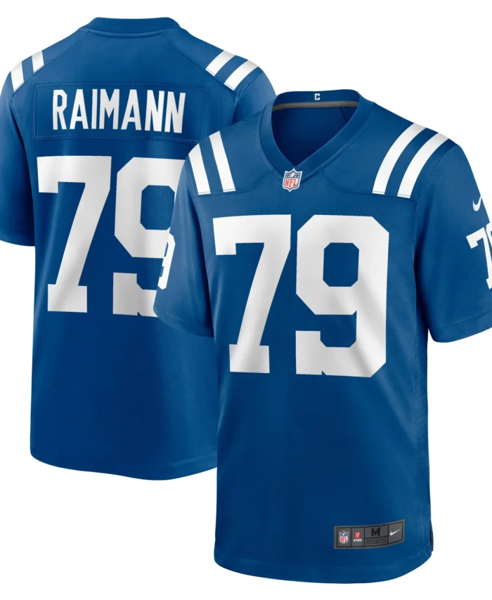 Bernhard Raimann Indianapolis Colts Player Game Jersey - Royal