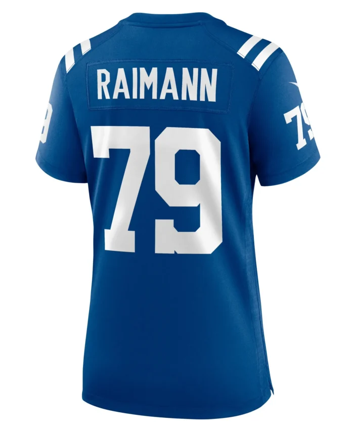 Bernhard Raimann Indianapolis Colts Women's Player Game Jersey - Royal
