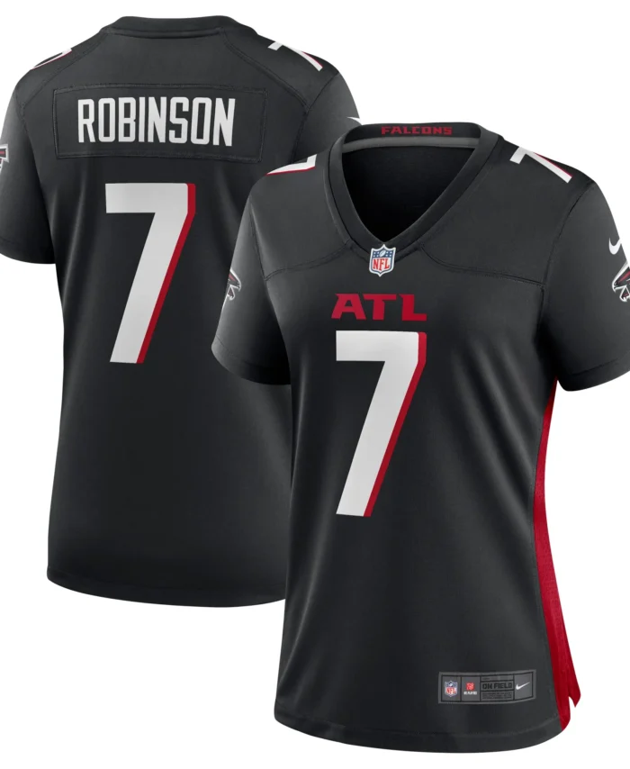 Bijan Robinson Atlanta Falcons Women's Player Jersey - Black