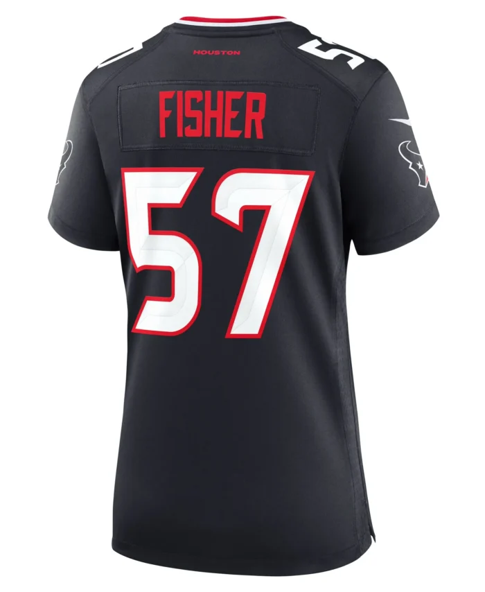 Blake Fisher Houston Texans Women's Team Game Jersey -  Navy