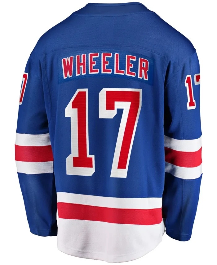 Blake Wheeler New York Rangers Fanatics Home Breakaway Player Jersey - Blue