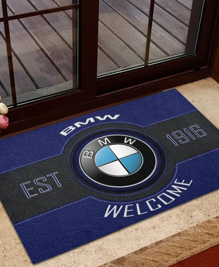 Small Executive Car Doormat, All Over Print Doormat For Car Lovers CAR169 - Blue