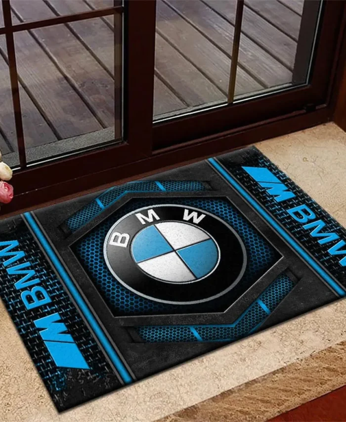 Performance Machine Doormat, Automotive Logo Style Floor Mat CAR135 - Blue