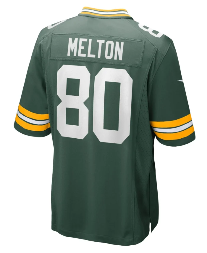 Bo Melton Green Bay Packers Home Game Player Jersey - Green