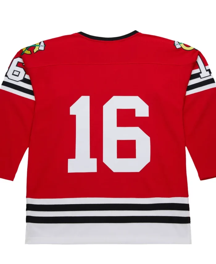 Bobby Hull Chicago Blackhawks 1960-61 Power Play Jersey - Scarlet