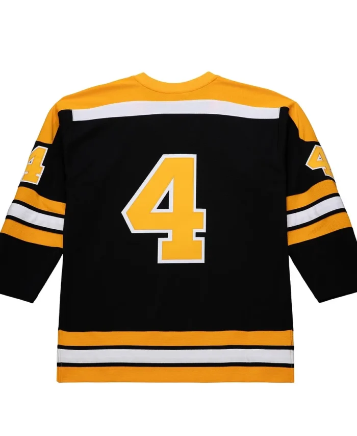 Bobby Orr Boston Bruins Mitchell Ness Big Tall 1971/72 Blue Line 2.0 Jersey - Black