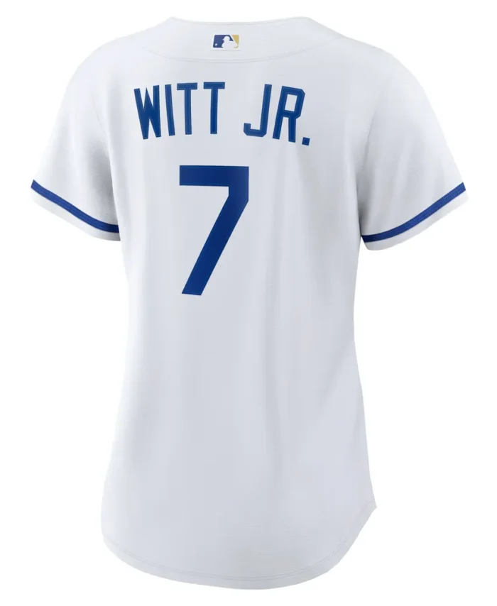 Bobby Witt Jr. Kansas City Royals Women Home Replica Player Jersey - White