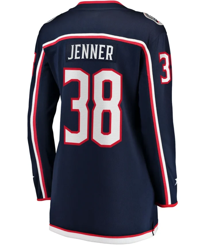Boone Jenner Columbus Blue Jackets Women Home Breakaway Player Jersey - Navy