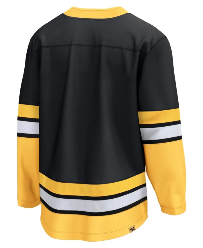 Boston Bruins Fanatics 100th Anniversary Premier Breakaway Jersey - Black