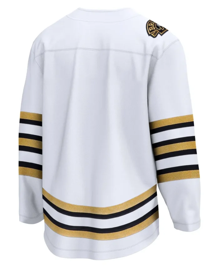 Boston Bruins Fanatics 100th Anniversary Premier Breakaway Jersey - White