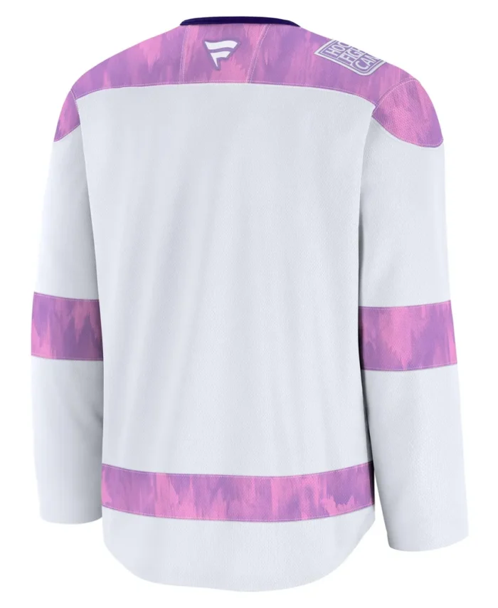 Boston Bruins Fanatics 2024 Hockey Fights Cancer Practice Jersey - White