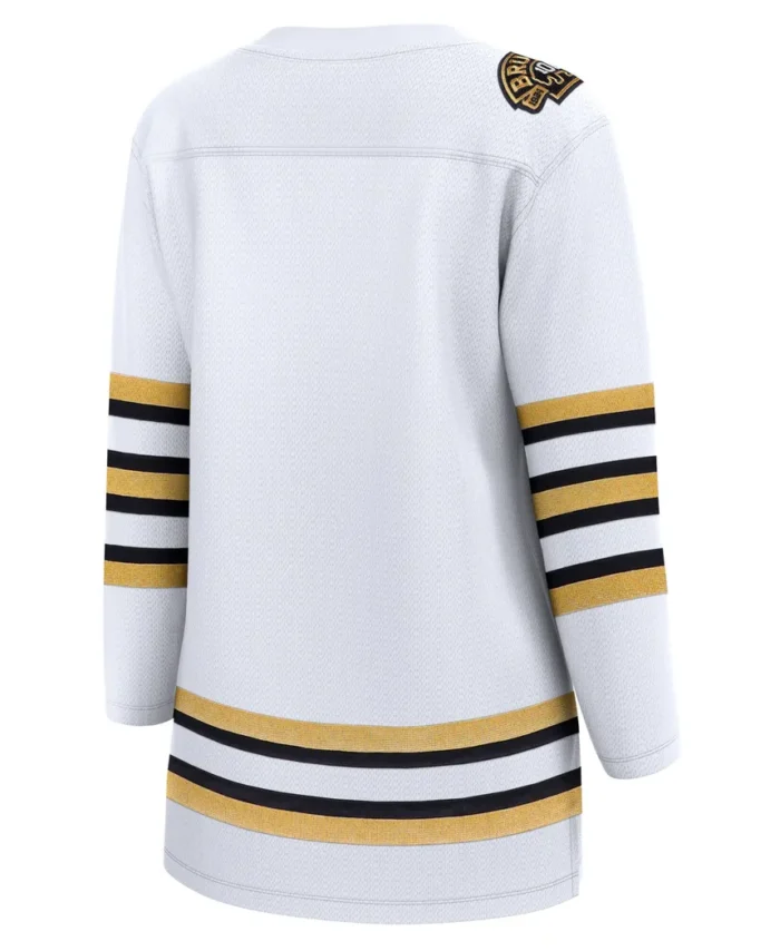 Boston Bruins Fanatics Women 100th Anniversary Premier Breakaway Jersey - White