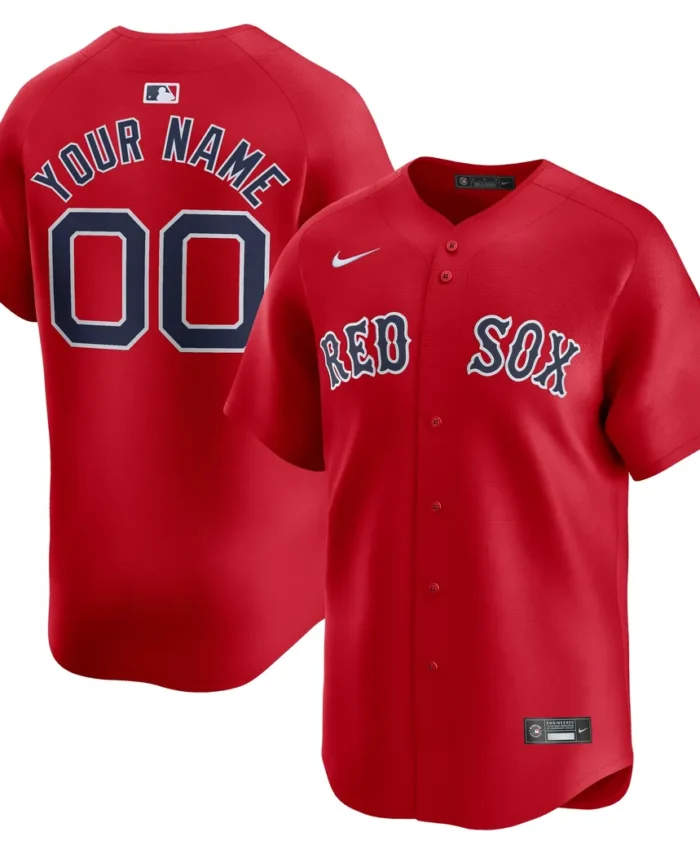 Boston Red Sox  Alternate Limited Custom Jersey- Red