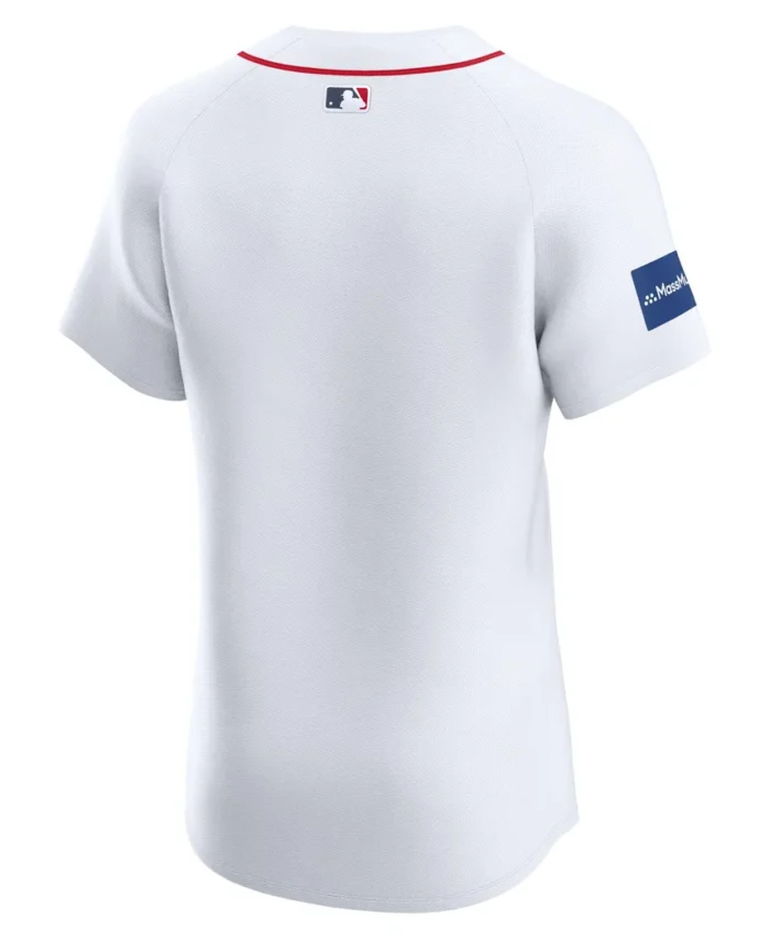 Boston Red Sox Home Elite Patch Jersey - White