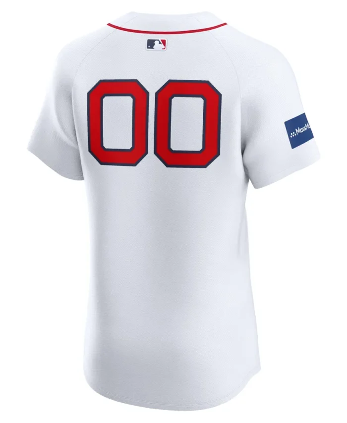 Boston Red Sox Home Elite Pick-A-Player Retired Roster Patch Jersey - White