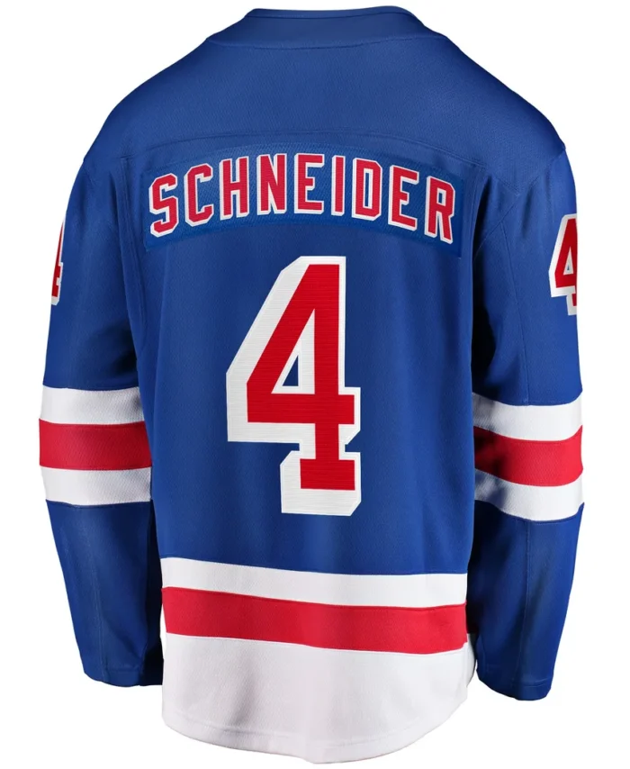 Braden Schneider New York Rangers Fanatics Home Premier Breakaway Player Jersey - Blue