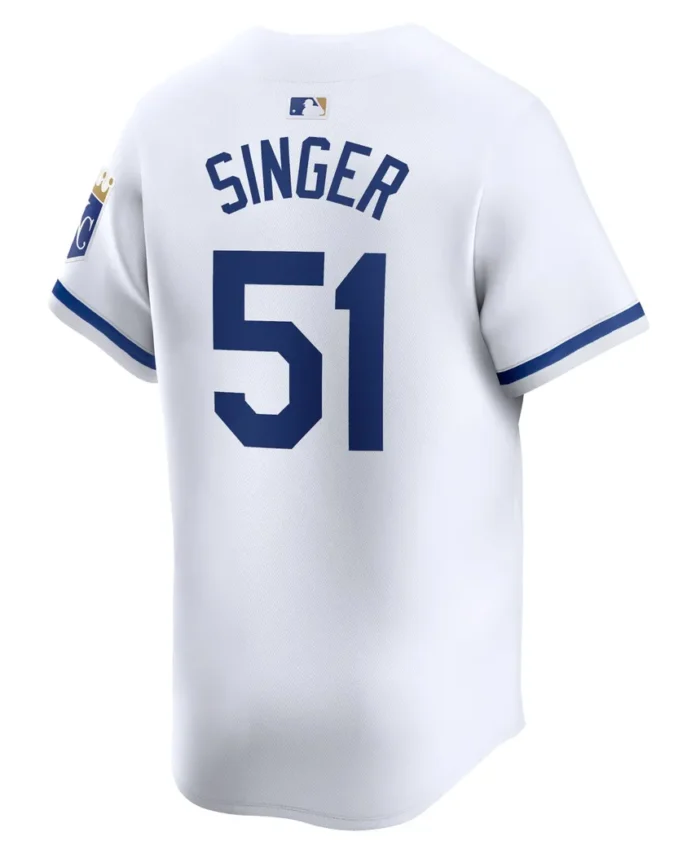 Brady Singer Kansas City Royals Home Limited Player Jersey - White