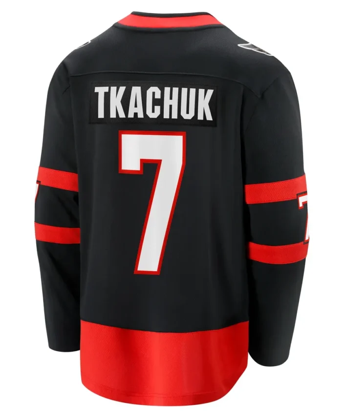 Brady Tkachuk Ottawa Senators Fanatics Home Breakaway Jersey - Black