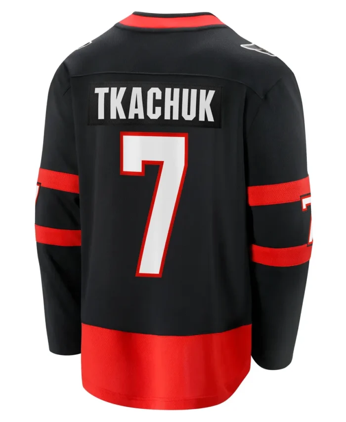 Brady Tkachuk Ottawa Senators Fanatics Home Breakaway Jersey - Black