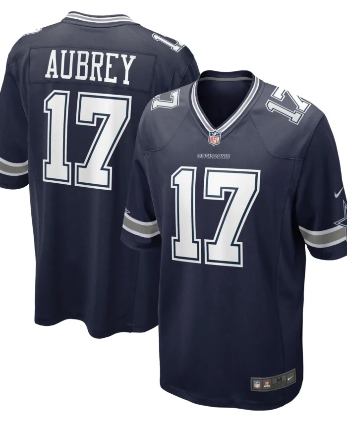 Brandon Aubrey Dallas Cowboys Team Game Jersey - Navy