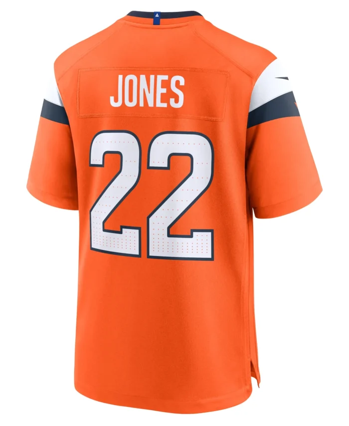 Brandon Jones Denver Broncos Team Game Jersey -  Orange