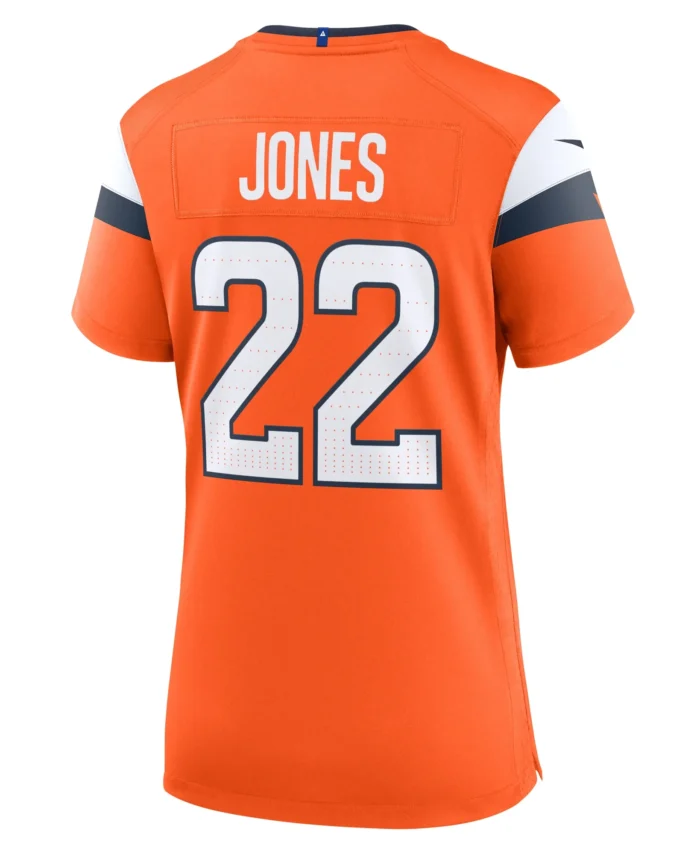 Brandon Jones Denver Broncos Women's Team Game Jersey -  Orange