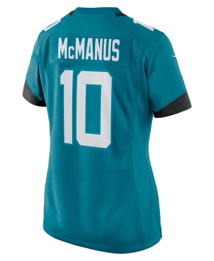 Brandon McManus Jacksonville Jaguars Women's Team Game Jersey -  Teal
