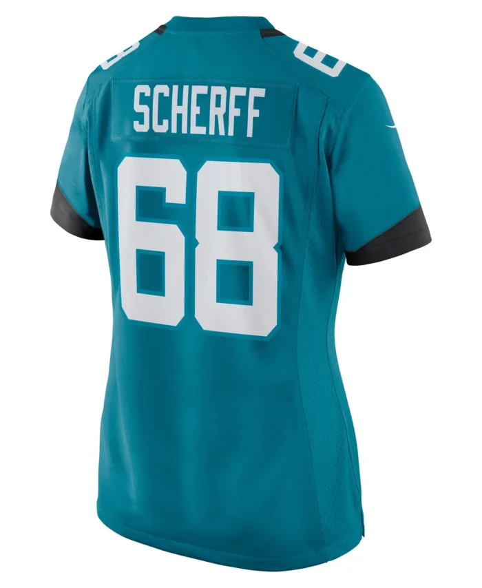 Brandon Scherff Jacksonville Jaguars Women's Game Player Jersey - Teal