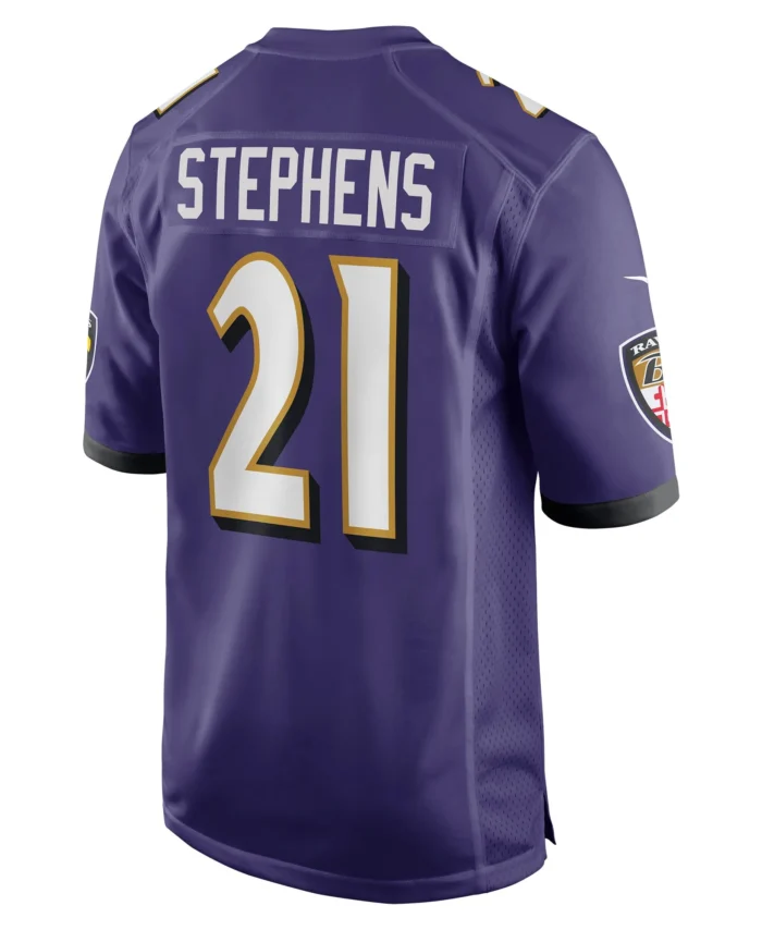 Brandon Stephens Baltimore Ravens Game Jersey - Purple