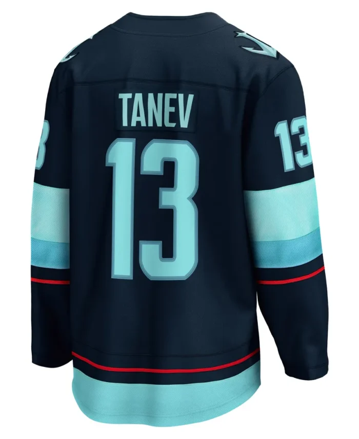Brandon Tanev Seattle Kraken Fanatics Home Breakaway Player Jersey - Navy