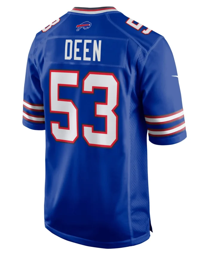 Branson Deen Buffalo Bills Game Jersey -  Royal