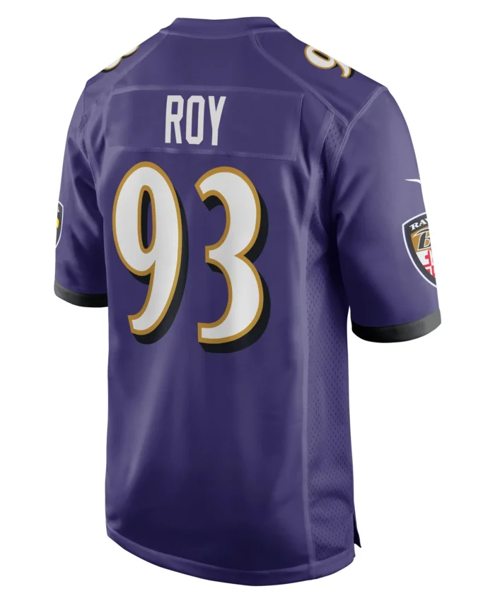 Bravvion Roy Baltimore Ravens  Game Jersey -  Purple
