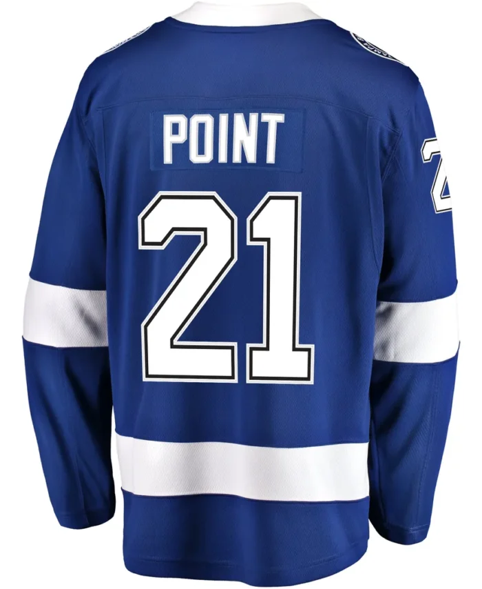 Brayden Point Tampa Bay Lightning Fanatics Home Breakaway Player Jersey - Blue