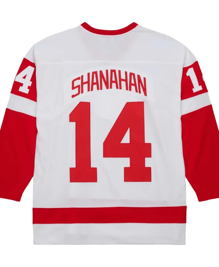 Brendan Shanahan Detroit Red Wings Mitchell Ness  2001/02 Alternate Captain Blue Line Player Jersey - White